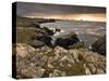 Stormy Evening View Along Coastline Near Carloway, Isle of Lewis, Outer Hebrides, Scotland, UK-Lee Frost-Stretched Canvas