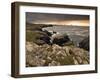 Stormy Evening View Along Coastline Near Carloway, Isle of Lewis, Outer Hebrides, Scotland, UK-Lee Frost-Framed Photographic Print
