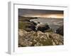 Stormy Evening View Along Coastline Near Carloway, Isle of Lewis, Outer Hebrides, Scotland, UK-Lee Frost-Framed Photographic Print