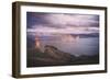 Stormy Glow at Golden Gate Bridge, San Francisco-Vincent James-Framed Photographic Print