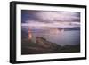 Stormy Glow at Golden Gate Bridge, San Francisco-Vincent James-Framed Photographic Print