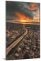 Stormy Halloween Brew, Oakland 580 Freeway-Vincent James-Mounted Photographic Print
