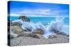 Stormy Kathisma Beach, Lefkada Island in Ionian Sea, Greece-Remy Musser-Stretched Canvas