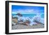 Stormy Kathisma Beach, Lefkada Island in Ionian Sea, Greece-Remy Musser-Framed Photographic Print