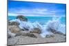 Stormy Kathisma Beach, Lefkada Island in Ionian Sea, Greece-Remy Musser-Mounted Photographic Print