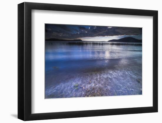 Stormy Lake Titicaca, Challapampa Village, Isla Del Sol (Island of the Sun), Bolivia, South America-Matthew Williams-Ellis-Framed Photographic Print