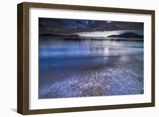 Stormy Lake Titicaca, Challapampa Village, Isla Del Sol (Island of the Sun), Bolivia, South America-Matthew Williams-Ellis-Framed Photographic Print