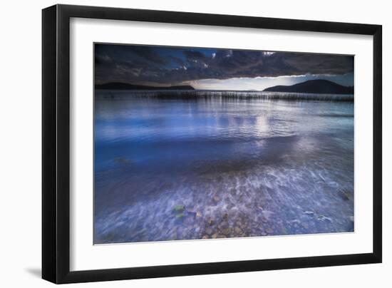 Stormy Lake Titicaca, Challapampa Village, Isla Del Sol (Island of the Sun), Bolivia, South America-Matthew Williams-Ellis-Framed Photographic Print