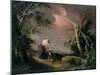 Stormy Landscape, C.1800-Pierre de Glimes-Mounted Giclee Print