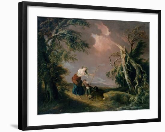 Stormy Landscape, C.1800-Pierre de Glimes-Framed Giclee Print