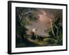 Stormy Landscape, C.1800-Pierre de Glimes-Framed Giclee Print