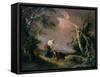 Stormy Landscape, C.1800-Pierre de Glimes-Framed Stretched Canvas