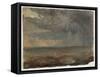 Stormy Landscape, C.1832 (Oil on Paper)-Thomas Cole-Framed Stretched Canvas