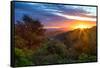 Stormy Morning Sun Star, Oakland Hills, Contra Costra, Mount Diablo, Bay Area-Vincent James-Framed Stretched Canvas
