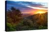 Stormy Morning Sun Star, Oakland Hills, Contra Costra, Mount Diablo, Bay Area-Vincent James-Stretched Canvas