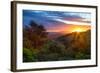 Stormy Morning Sun Star, Oakland Hills, Contra Costra, Mount Diablo, Bay Area-Vincent James-Framed Photographic Print