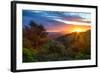 Stormy Morning Sun Star, Oakland Hills, Contra Costra, Mount Diablo, Bay Area-Vincent James-Framed Photographic Print