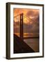 Stormy Morning Sunrise at Golden Gate Bridge-null-Framed Photographic Print