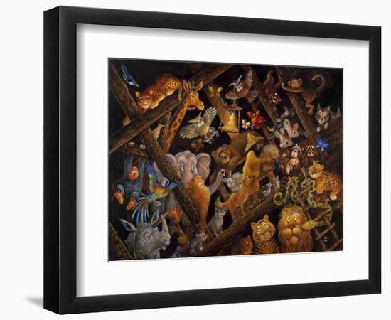 Stormy Night-Bill Bell-Framed Premium Giclee Print