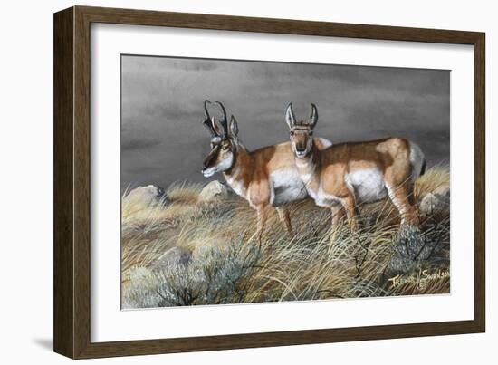 Stormy Plains-Trevor V. Swanson-Framed Giclee Print