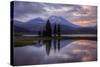 Stormy Reflection at Sparks Lake-Vincent James-Stretched Canvas