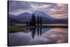 Stormy Reflection at Sparks Lake-Vincent James-Stretched Canvas