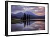 Stormy Reflection at Sparks Lake-Vincent James-Framed Photographic Print