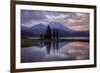 Stormy Reflection at Sparks Lake-Vincent James-Framed Photographic Print