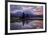 Stormy Reflection at Sparks Lake-Vincent James-Framed Photographic Print