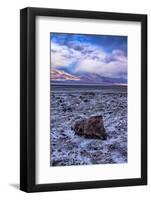 Stormy Scene at Devil's Golfcourse Death Valley National Park, California-Vincent James-Framed Photographic Print