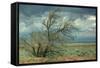 Stormy Scene Outside Lancaster-Vincent James-Framed Stretched Canvas