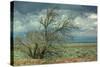 Stormy Scene Outside Lancaster-Vincent James-Stretched Canvas