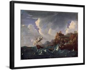 Stormy Sea, 17th Century-Pieter Mulier the Younger-Framed Giclee Print