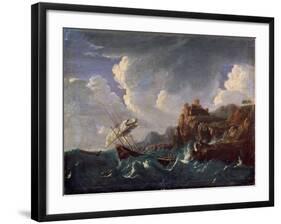 Stormy Sea, 17th Century-Pieter Mulier the Younger-Framed Giclee Print