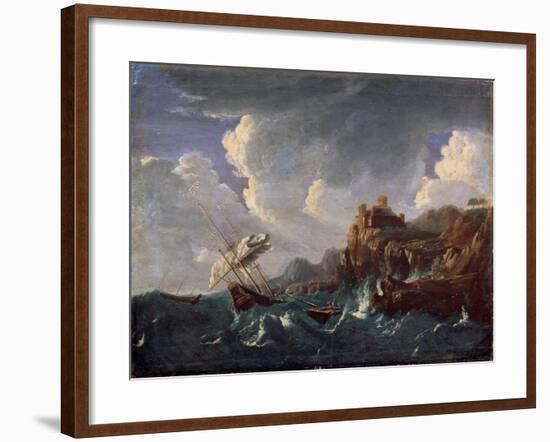 Stormy Sea, 17th Century-Pieter Mulier the Younger-Framed Giclee Print