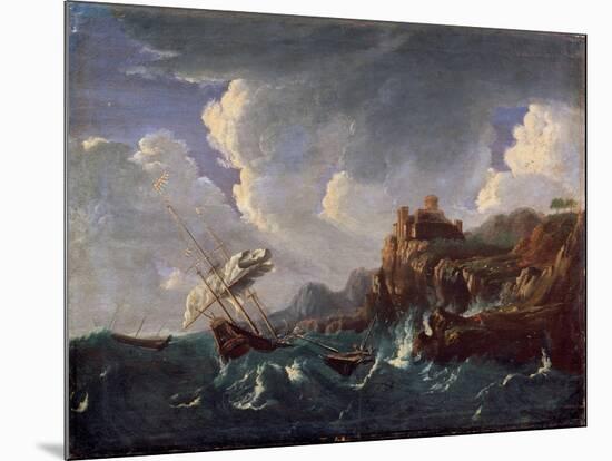 Stormy Sea, 17th Century-Pieter Mulier the Younger-Mounted Giclee Print