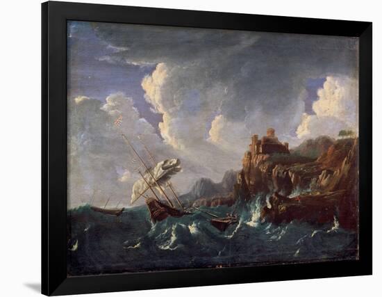 Stormy Sea, 17th Century-Pieter Mulier the Younger-Framed Giclee Print