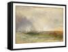 Stormy Sea Breaking on a Shore, 1840-5-J^ M^ W^ Turner-Framed Stretched Canvas