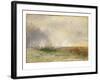 Stormy Sea Breaking on a Shore, 1840-5-J^ M^ W^ Turner-Framed Giclee Print