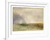 Stormy Sea Breaking on a Shore, 1840-5-J^ M^ W^ Turner-Framed Giclee Print