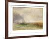 Stormy Sea Breaking on a Shore, 1840-5-J^ M^ W^ Turner-Framed Giclee Print