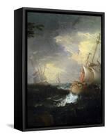 Stormy Sea, C1700-1750-Leonardo Coccorante-Framed Stretched Canvas
