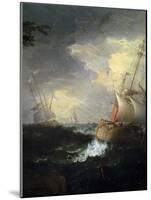 Stormy Sea, C1700-1750-Leonardo Coccorante-Mounted Giclee Print