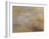 Stormy Sea with Dolphins-J. M. W. Turner-Framed Giclee Print