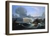 Stormy Seas by the Cliffs, 1845-Peder Balke-Framed Giclee Print