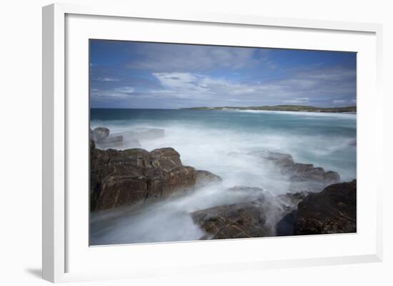 Stormy Seas Off Hosta, North Uist, Western Isles - Outer Hebrides, Scotland, UK, May 2011-Peter Cairns-Framed Photographic Print