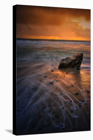 Stormy Seascape at Pfeiffer Beach, Big Sur, California Coast-Vincent James-Stretched Canvas