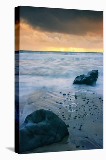 Stormy Seascape at Pfeiffer Beach Big Sur California Coast-Vincent James-Stretched Canvas