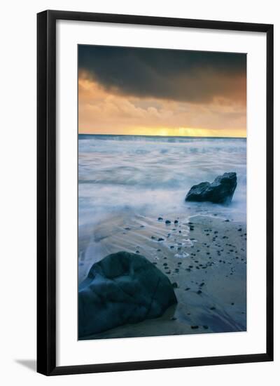 Stormy Seascape at Pfeiffer Beach Big Sur California Coast-Vincent James-Framed Photographic Print