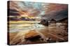 Stormy Seascape-Andy Fox-Stretched Canvas